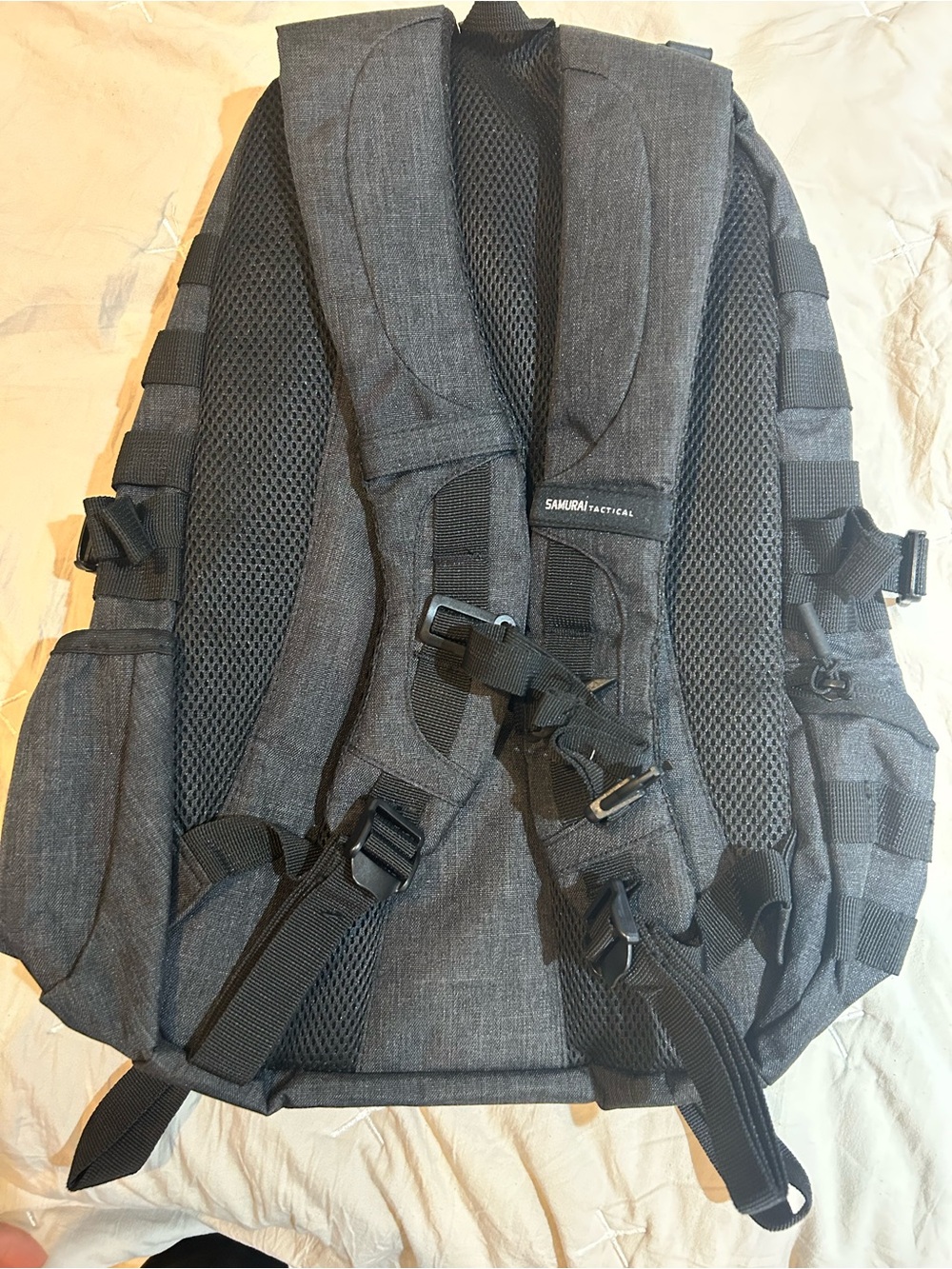 Black Men’s Backpack - Picture 3 of 5